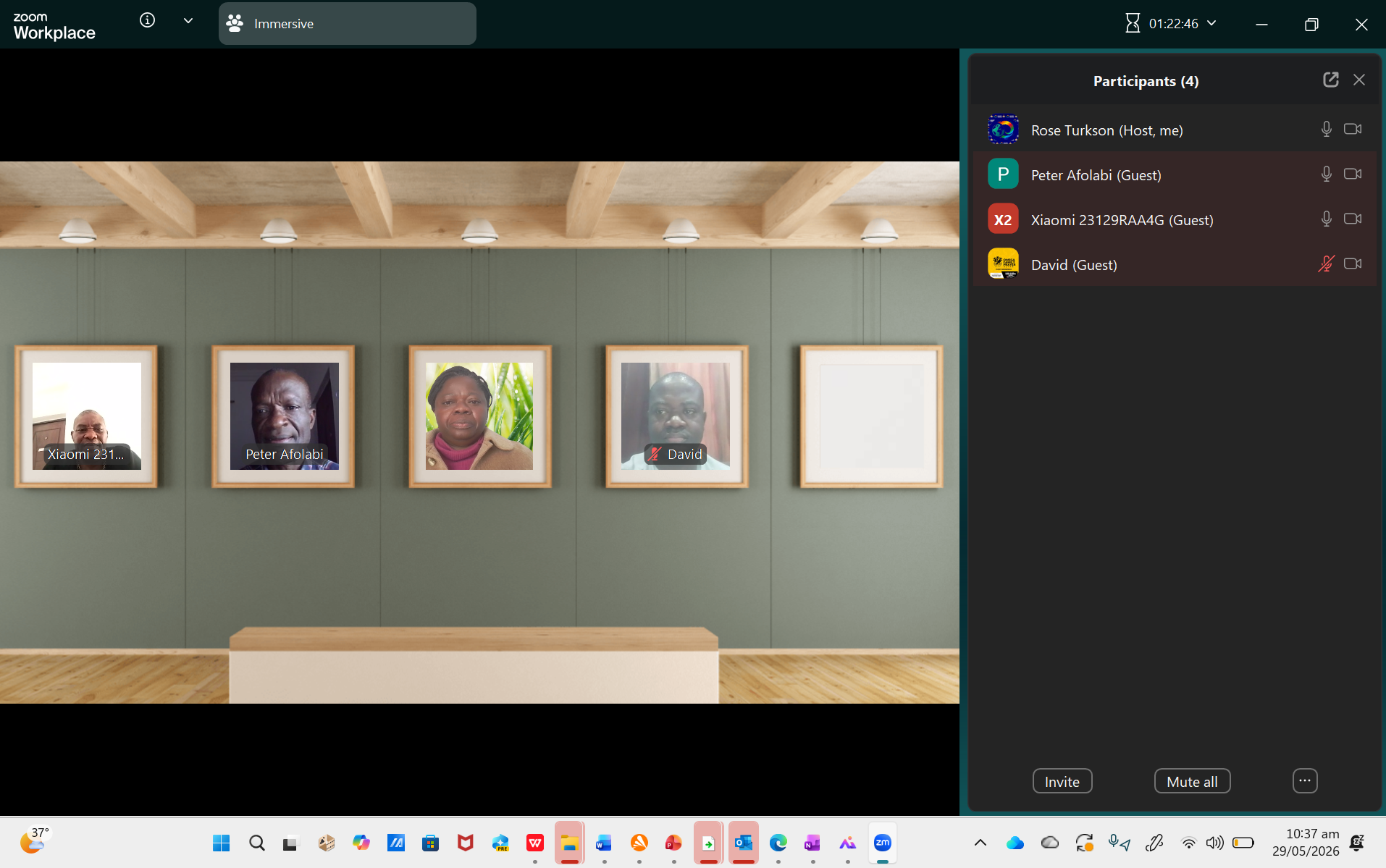 Live Online Training Session with Facilitators and Participants